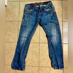 Men’s rock revival jeans